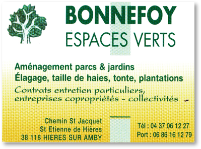 Bonnefoy espaces verts