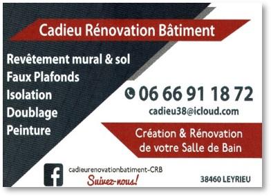 Cadieu renovation batiment